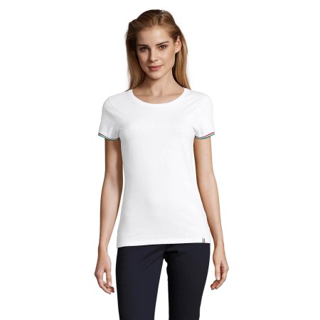 Γυναικεία μπλούζα (Rainbow Women 03109) άσπρο/πράσινο